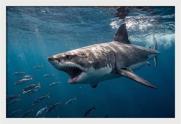 Majestic Predator Beneath Waves