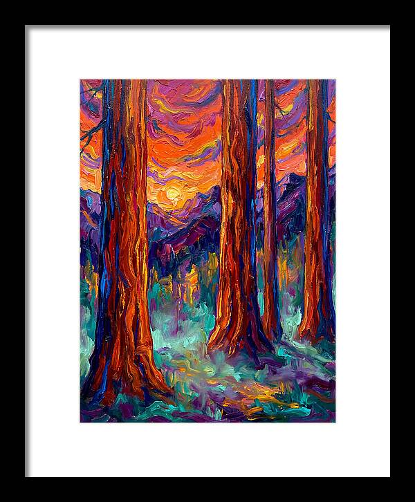Majestic Redwood Sunset