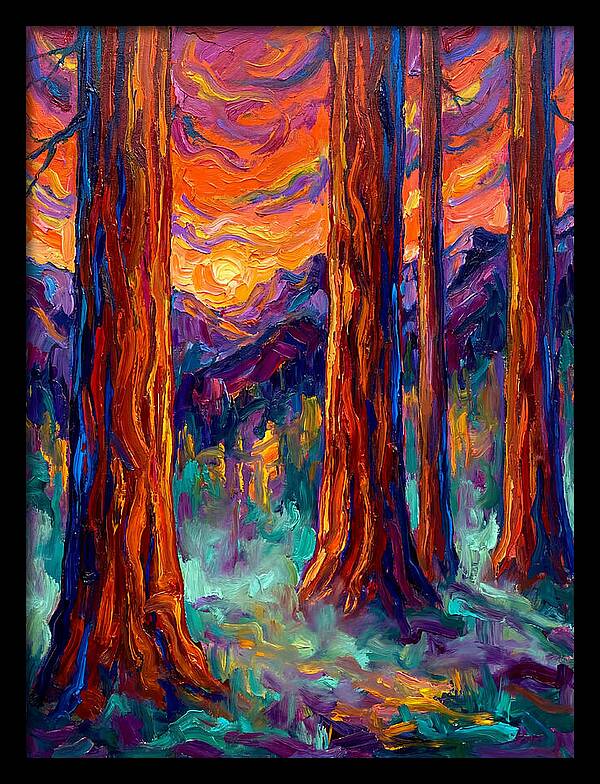 Majestic Redwood Sunset