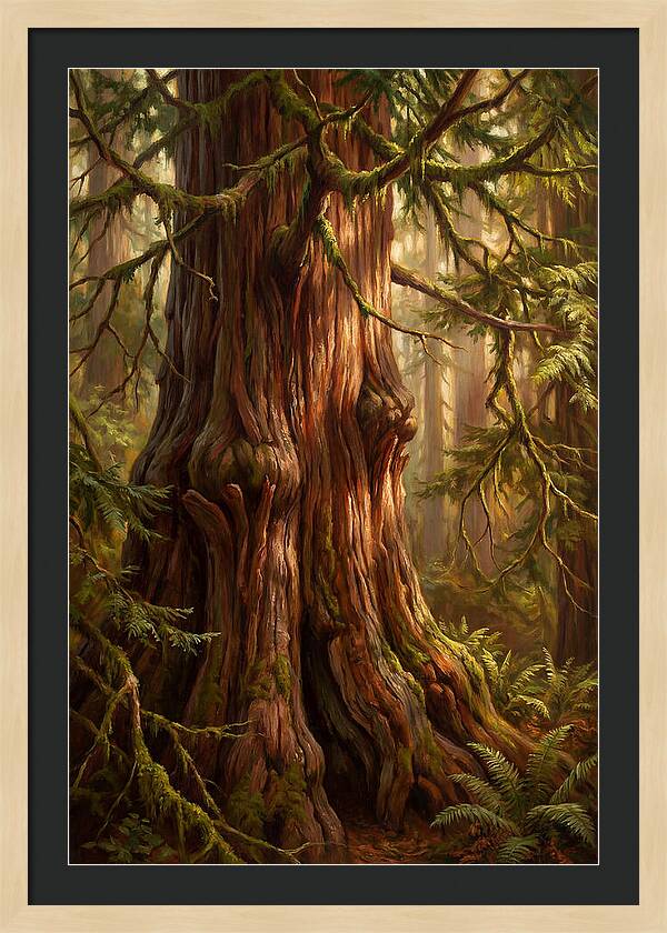 Majestic Redwood Tree