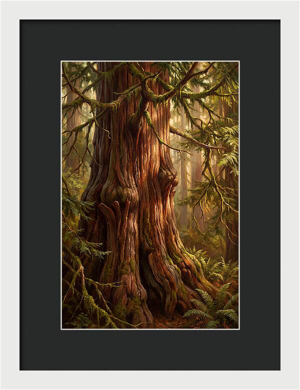 Majestic Redwood Tree