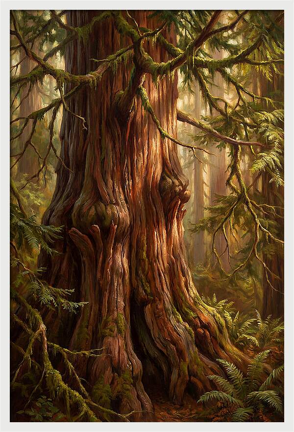 Majestic Redwood Tree