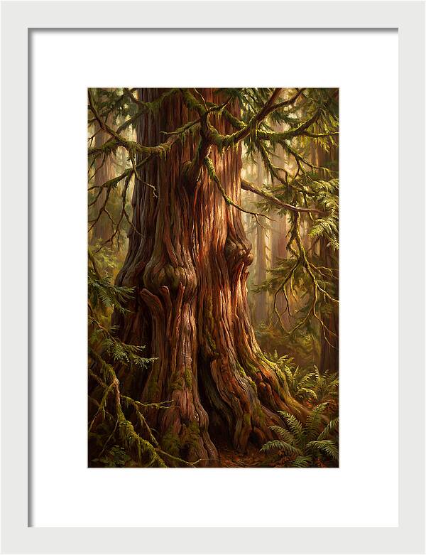 Majestic Redwood Tree