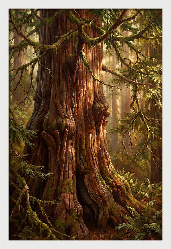 Majestic Redwood Tree