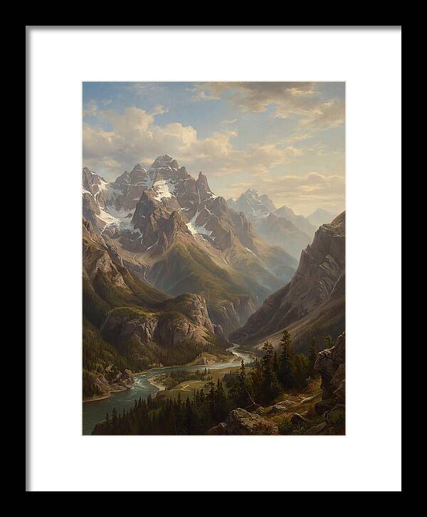 Majestic Rocky Mountains Landscape