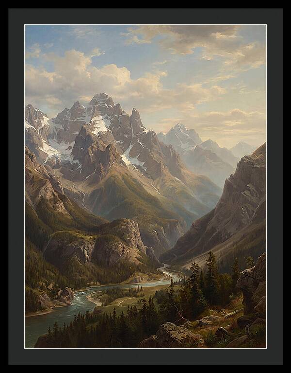 Majestic Rocky Mountains Landscape