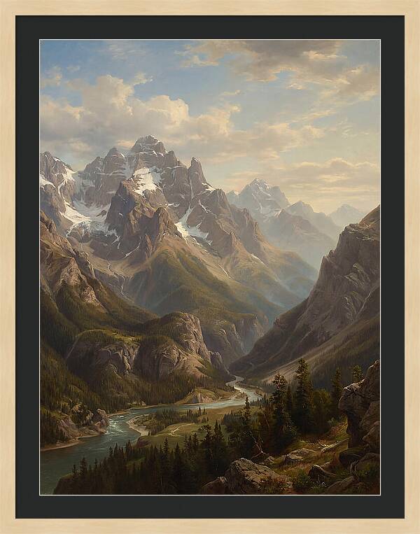 Majestic Rocky Mountains Landscape