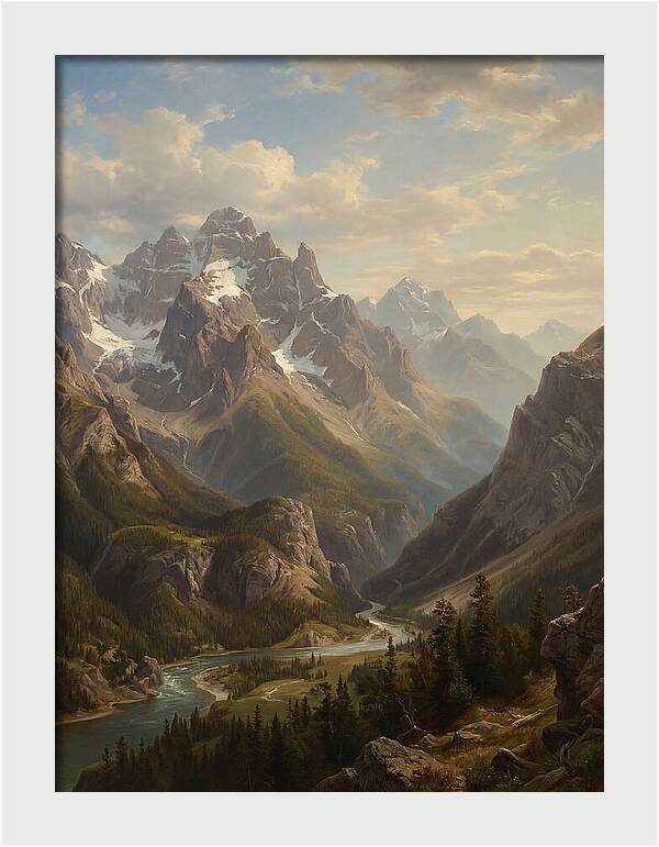 Majestic Rocky Mountains Landscape