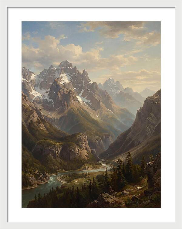 Majestic Rocky Mountains Landscape