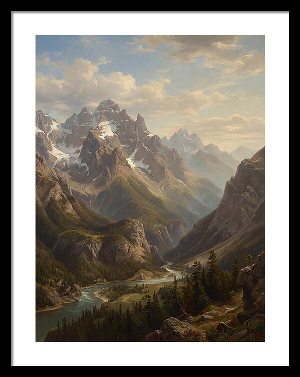 Majestic Rocky Mountains Landscape
