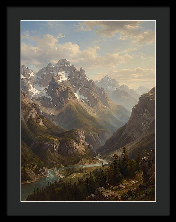 Majestic Rocky Mountains Landscape