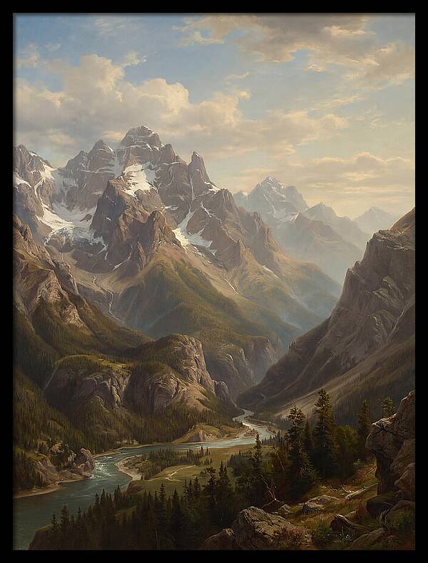 Majestic Rocky Mountains Landscape