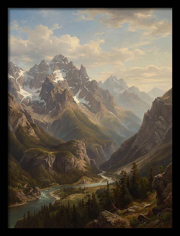 Majestic Rocky Mountains Landscape