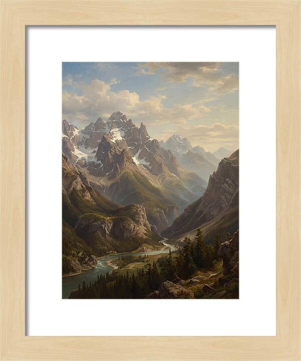 Majestic Rocky Mountains Landscape