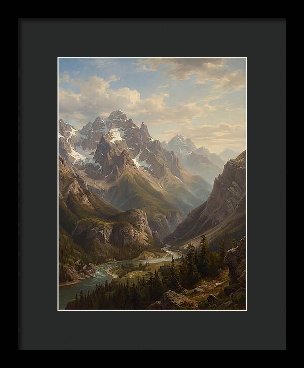 Majestic Rocky Mountains Landscape