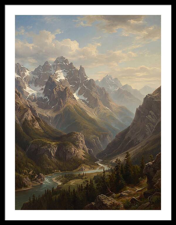 Majestic Rocky Mountains Landscape