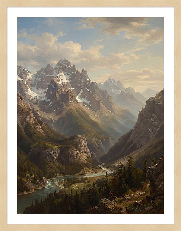 Majestic Rocky Mountains Landscape