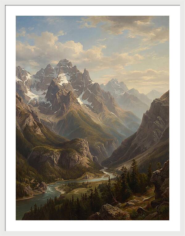 Majestic Rocky Mountains Landscape