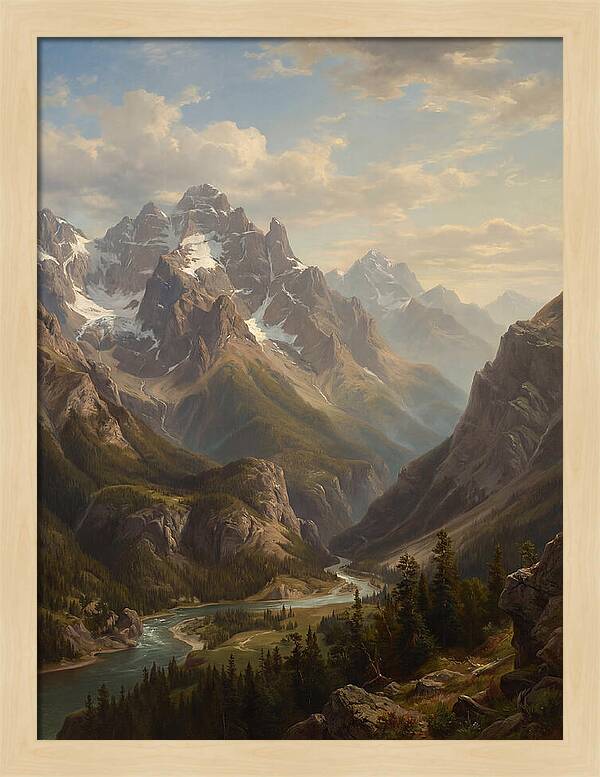 Majestic Rocky Mountains Landscape