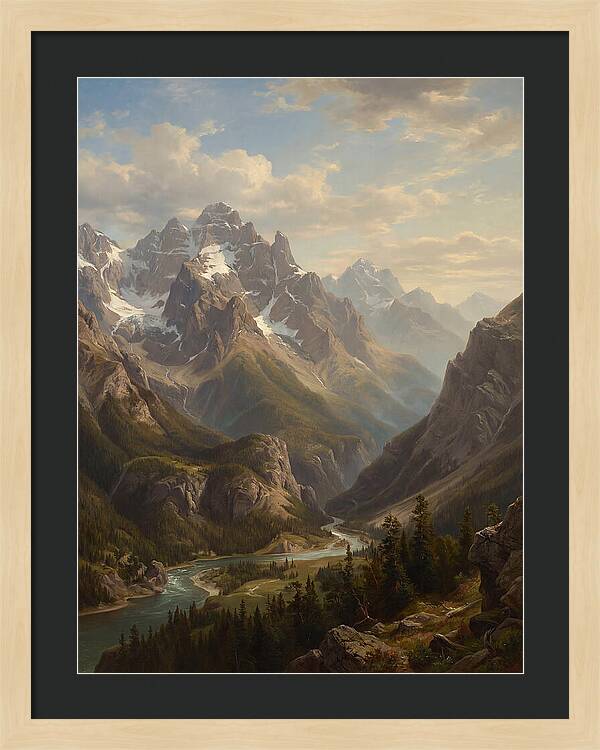 Majestic Rocky Mountains Landscape