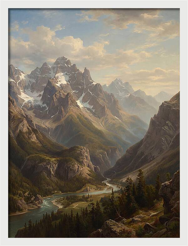 Majestic Rocky Mountains Landscape