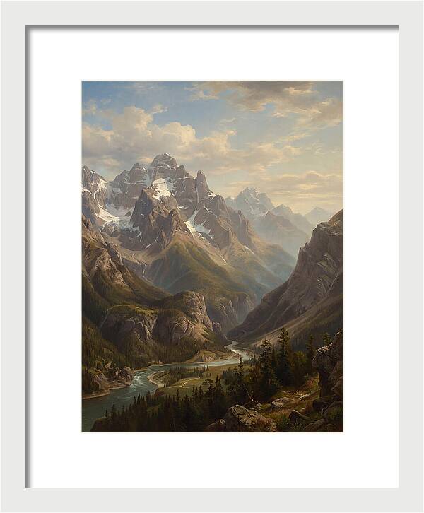 Majestic Rocky Mountains Landscape