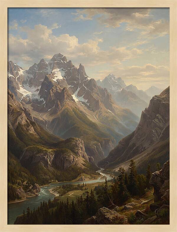 Majestic Rocky Mountains Landscape