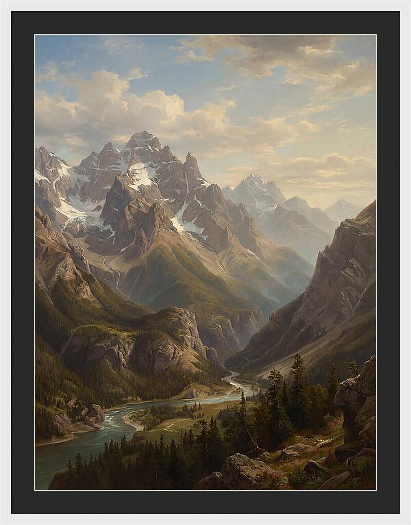Majestic Rocky Mountains Landscape