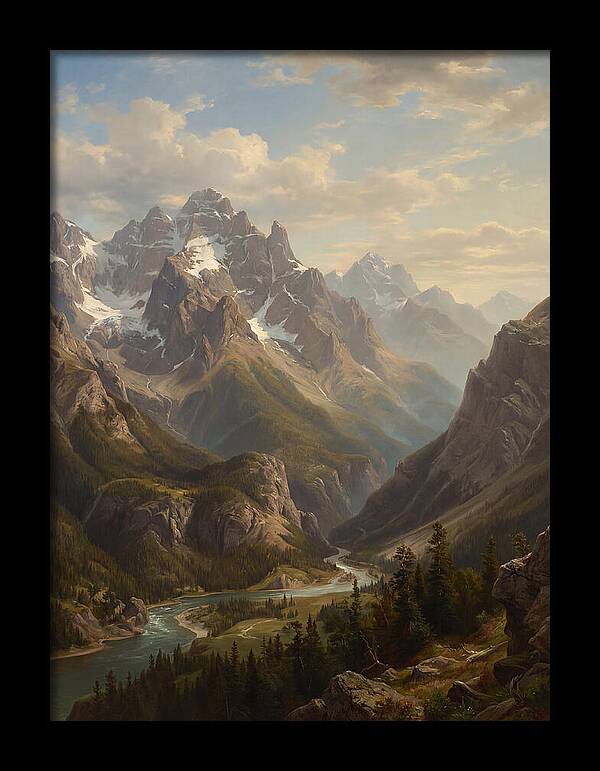 Majestic Rocky Mountains Landscape