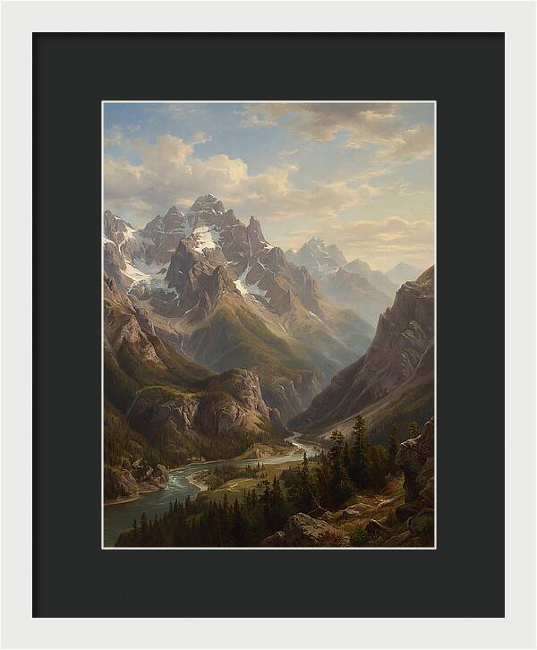 Majestic Rocky Mountains Landscape