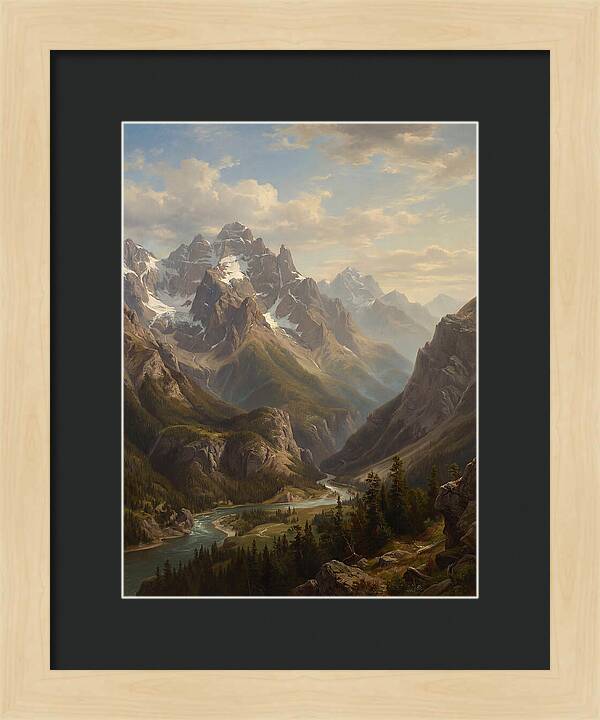 Majestic Rocky Mountains Landscape