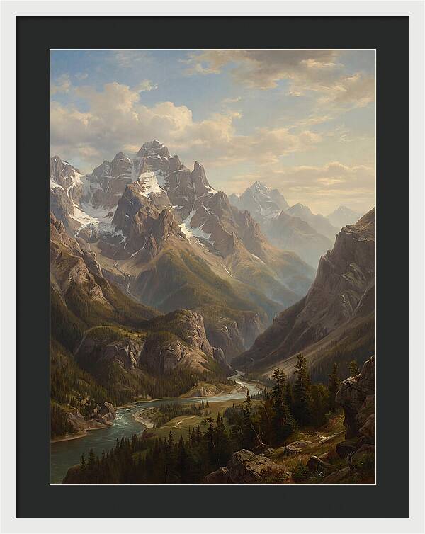 Majestic Rocky Mountains Landscape