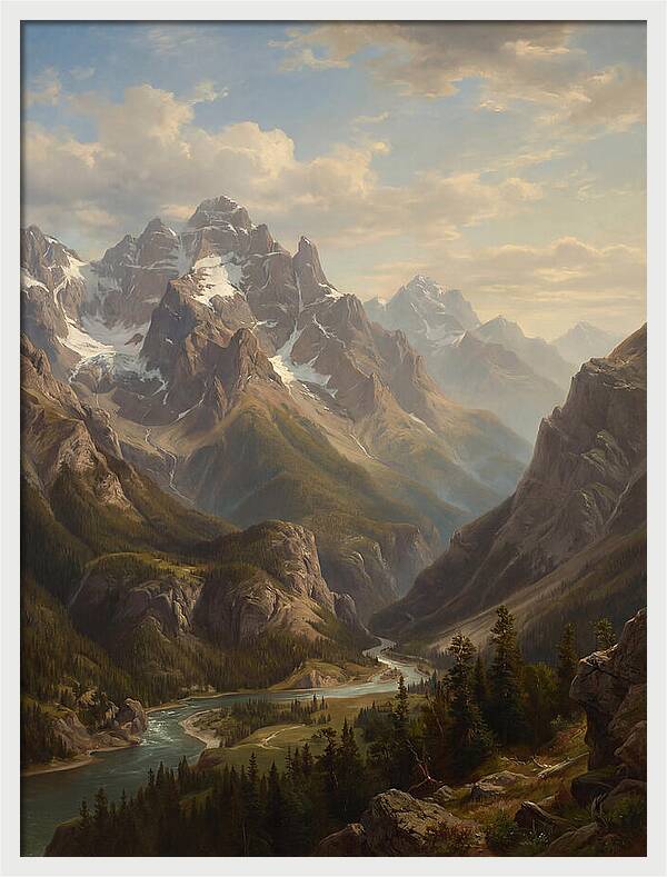 Majestic Rocky Mountains Landscape