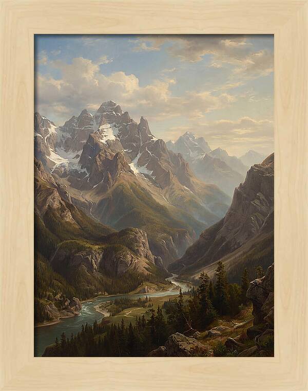 Majestic Rocky Mountains Landscape