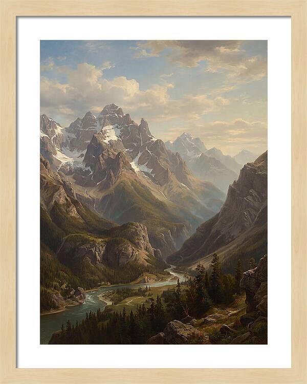 Majestic Rocky Mountains Landscape