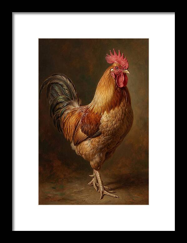 Majestic Rooster Portrait