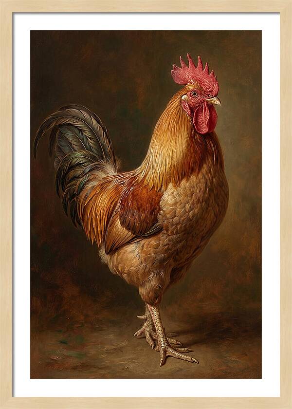 Majestic Rooster Portrait