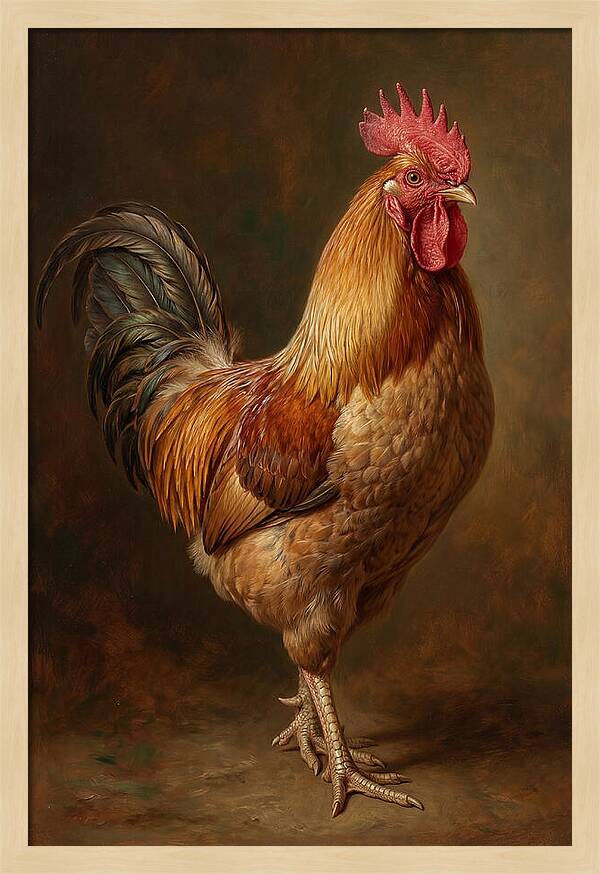 Majestic Rooster Portrait
