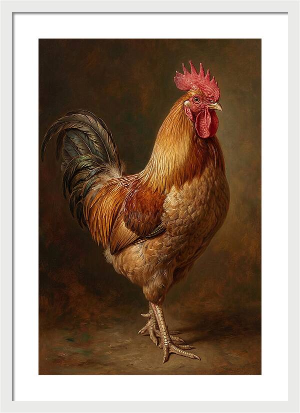 Majestic Rooster Portrait