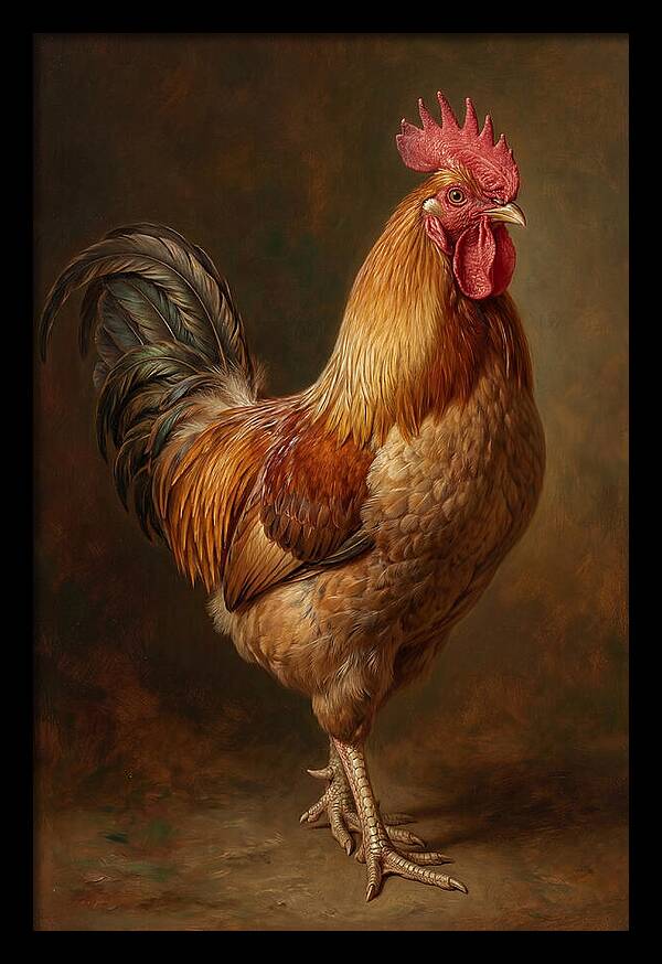 Majestic Rooster Portrait