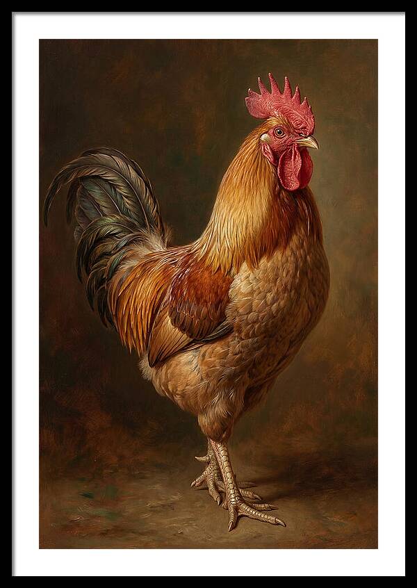 Majestic Rooster Portrait
