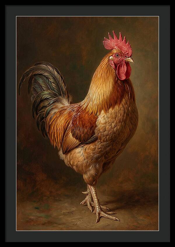 Majestic Rooster Portrait