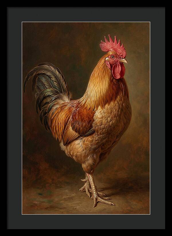 Majestic Rooster Portrait