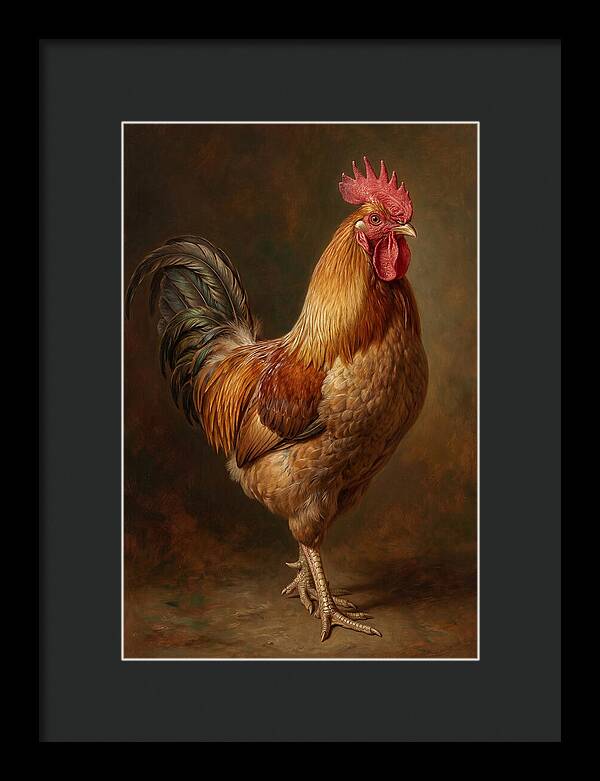 Majestic Rooster Portrait