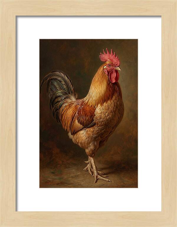 Majestic Rooster Portrait