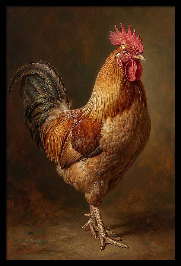 Majestic Rooster Portrait