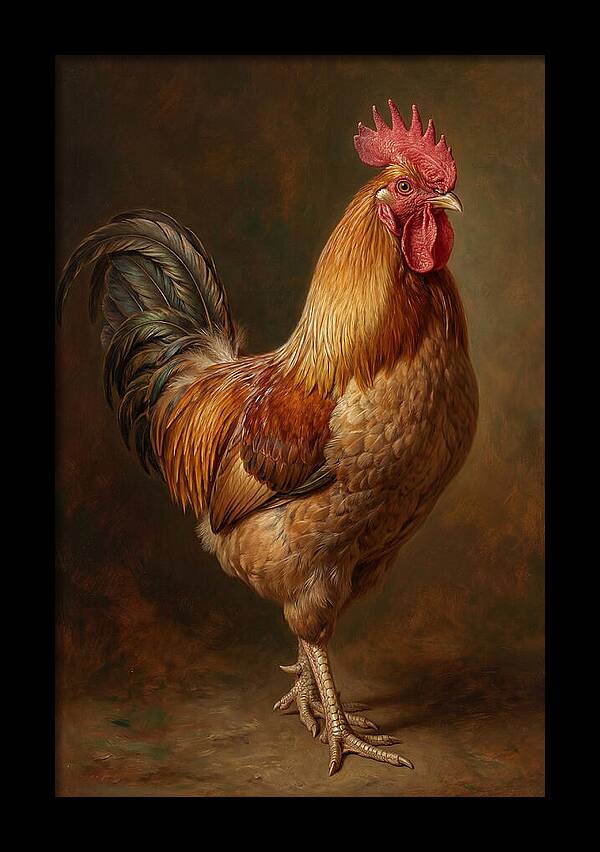 Majestic Rooster Portrait