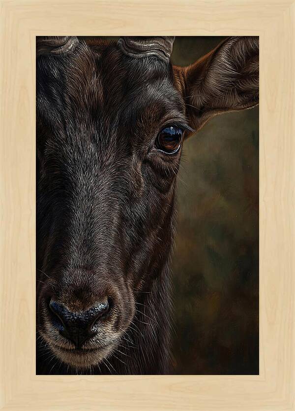 Majestic Sable Antelope Closeup