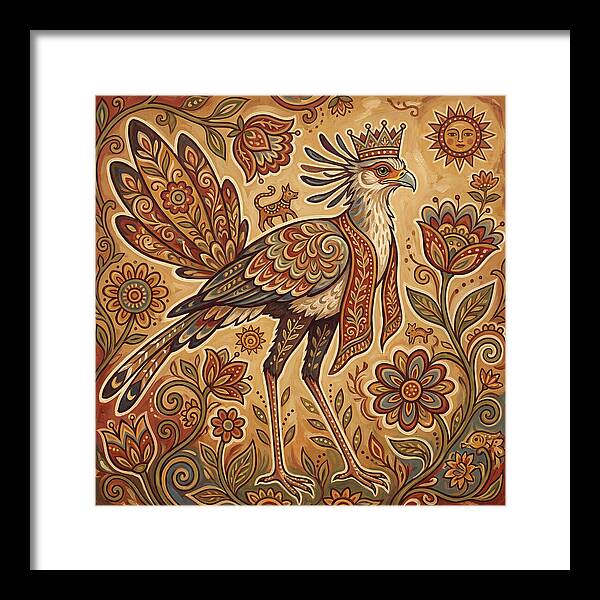 Majestic Secretary Bird