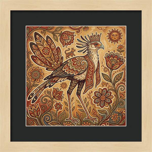Majestic Secretary Bird